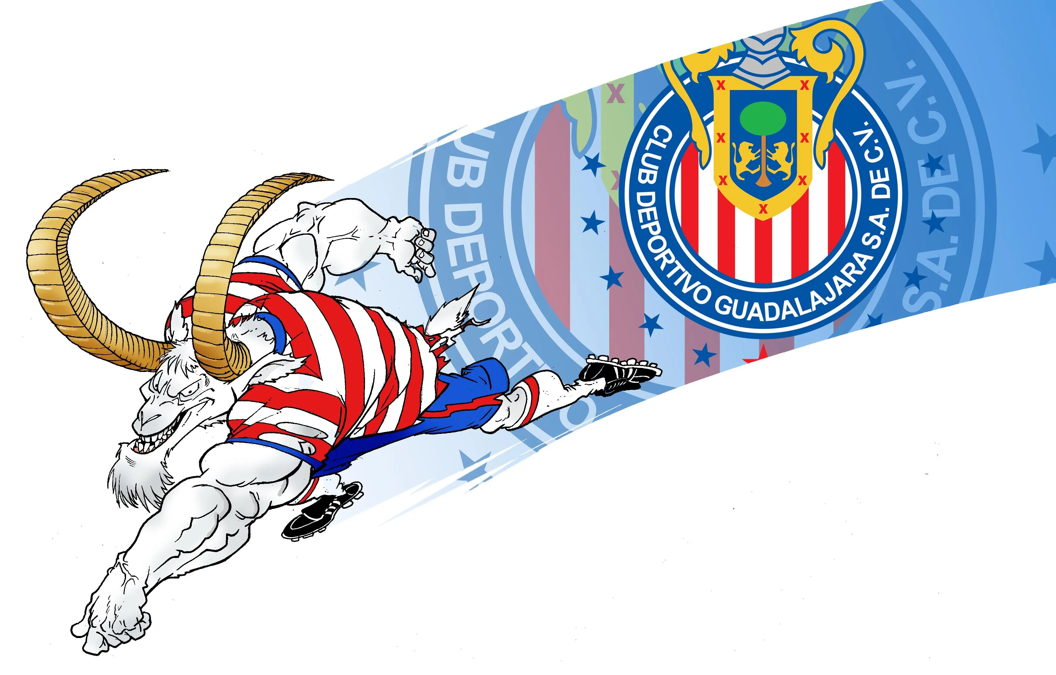 Chivas del Guadalajara by JAMES-cartoons on DeviantArt