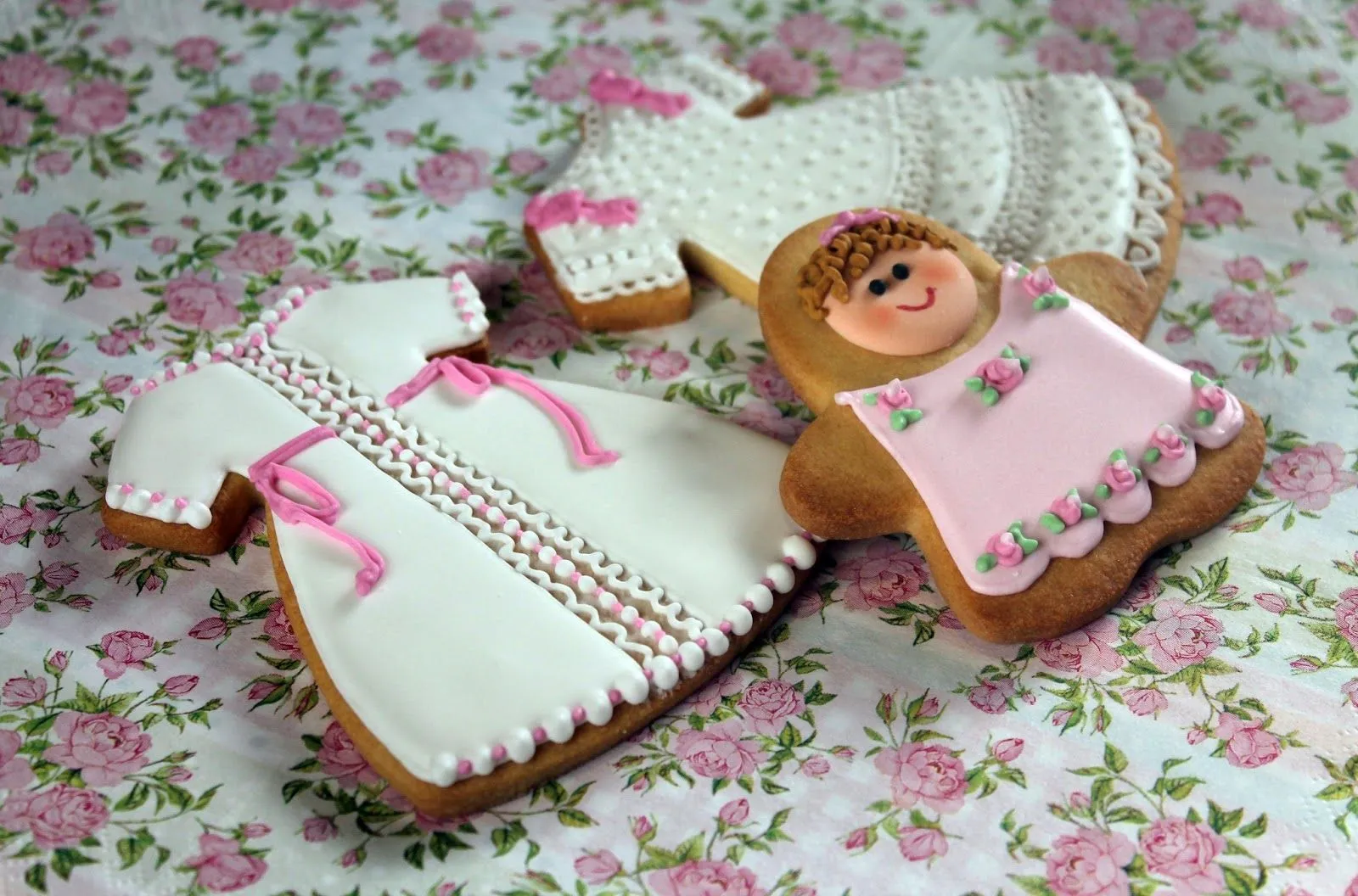 Chocolate y Color : Galletas "Primera Comunión para niña".