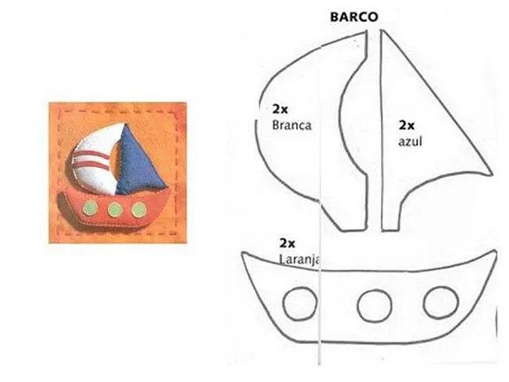 Las chorradikas de Laury: Velero para fieltro