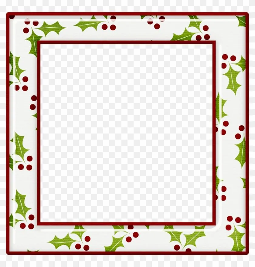 Christmas Clipart - Bordes Navideños Para Word - Free Transparent PNG  Clipart Images Download