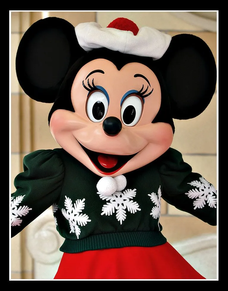 christmas minnie at disneyland - a photo on Flickriver