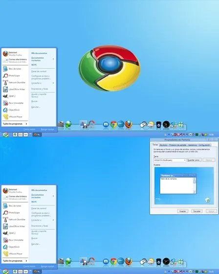 Chrome XP - Tema XP [Azul claro y luminoso][4shared ...