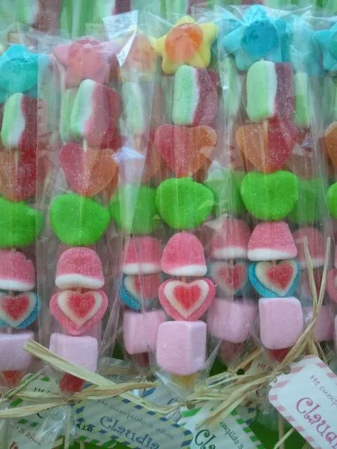 Chuche Detalles. Pamplona. : Brochetas de chuches para Claudia