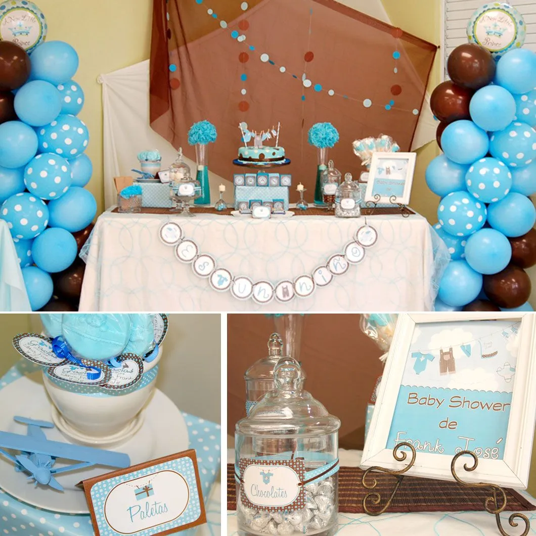 LAS CHUCHES DE CLEO: BABY SHOWER : Rosa/Verde y Azul/