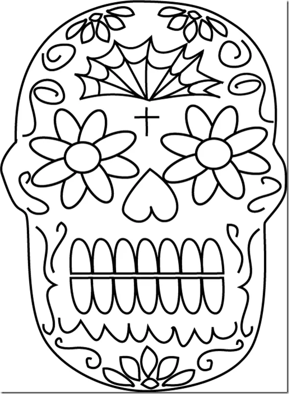 ciamik cake: dia de muertos imagenes para colorear