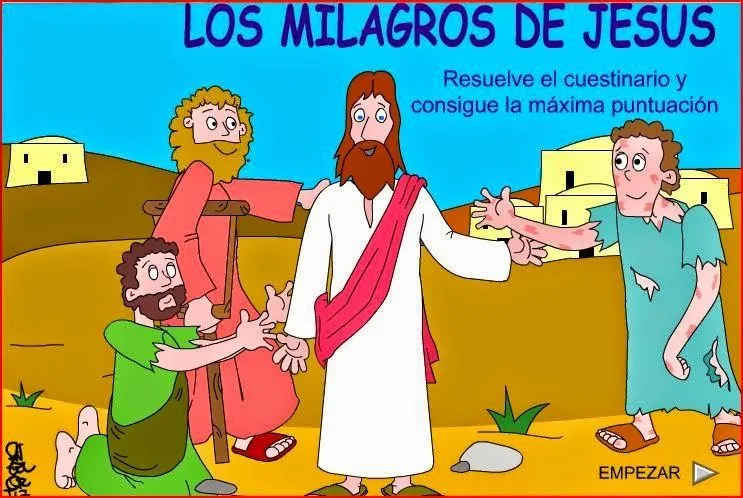 Segundo Ciclo EP. Dando Razón de nuestra fe.: Jclic Milagros de Jesús