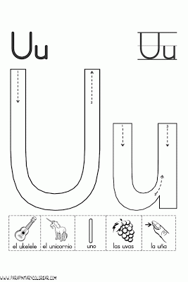 Ciclo Escolar: El Abecedario - Dibujos Para Colorear