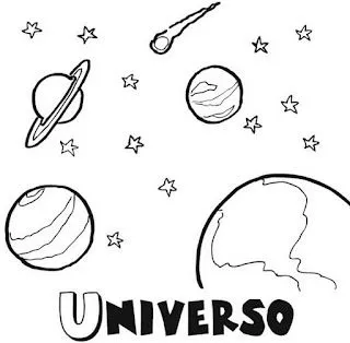 Ciclo Escolar: El Sistema Solar - Dibujos para colorear.