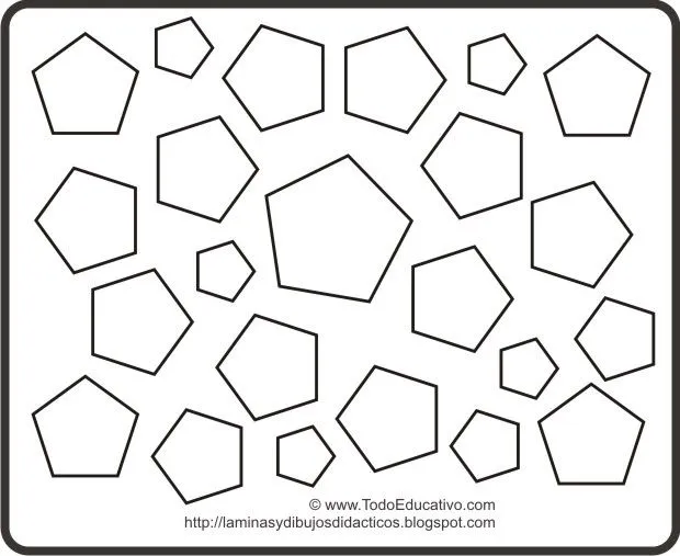 Poligonos para colorear - Imagui