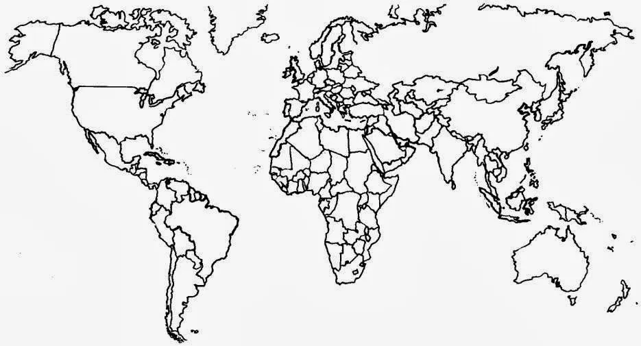 Ciencias Sociales: Mapas políticos del mundo