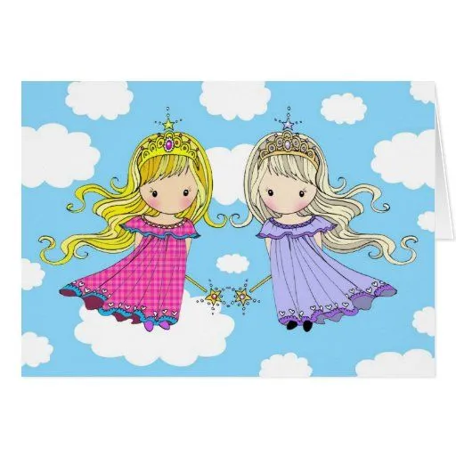 Cigüeña con los gemelos tarjetas | Zazzle