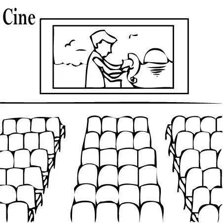 DIBUJOS DE SALAS DE CINE