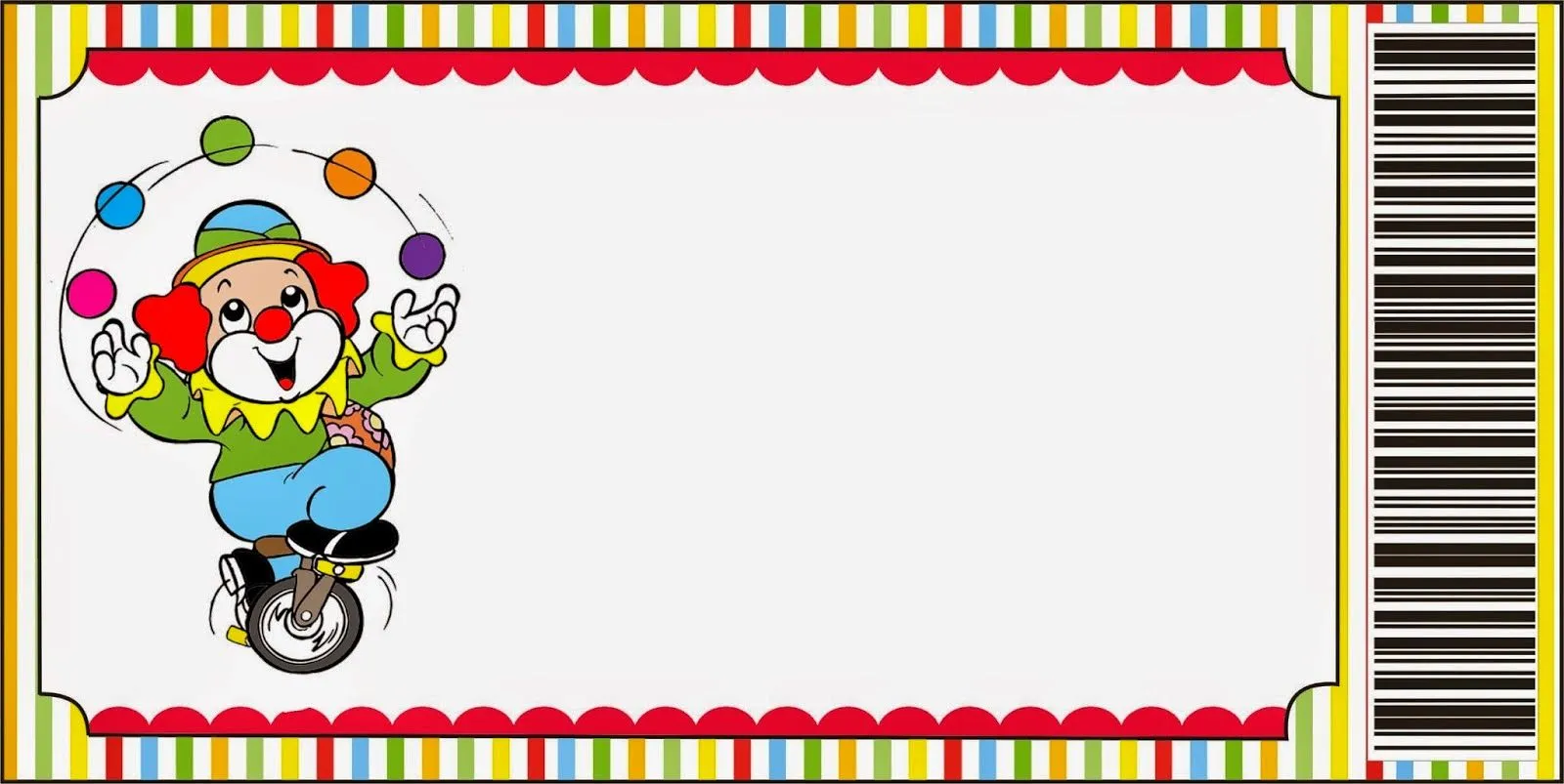 El Circo: Invitaciones y Etiquetas para Candy Bar para Imprimir ...