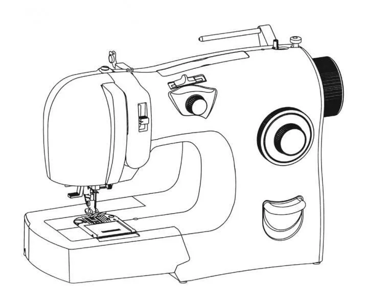 Dibujo maquina de coser - Imagui