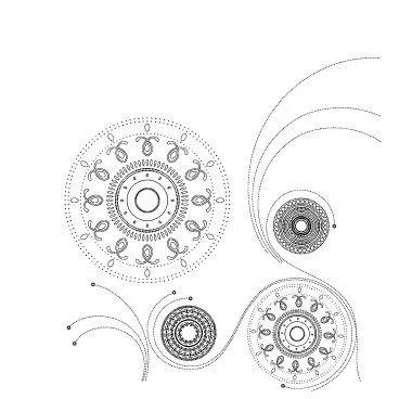 Círculos decorados vectoriales (decorative circles vectors ...