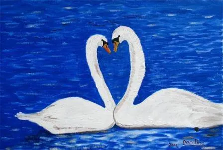 cisnes enamorados donpino2005 - Artelista.com