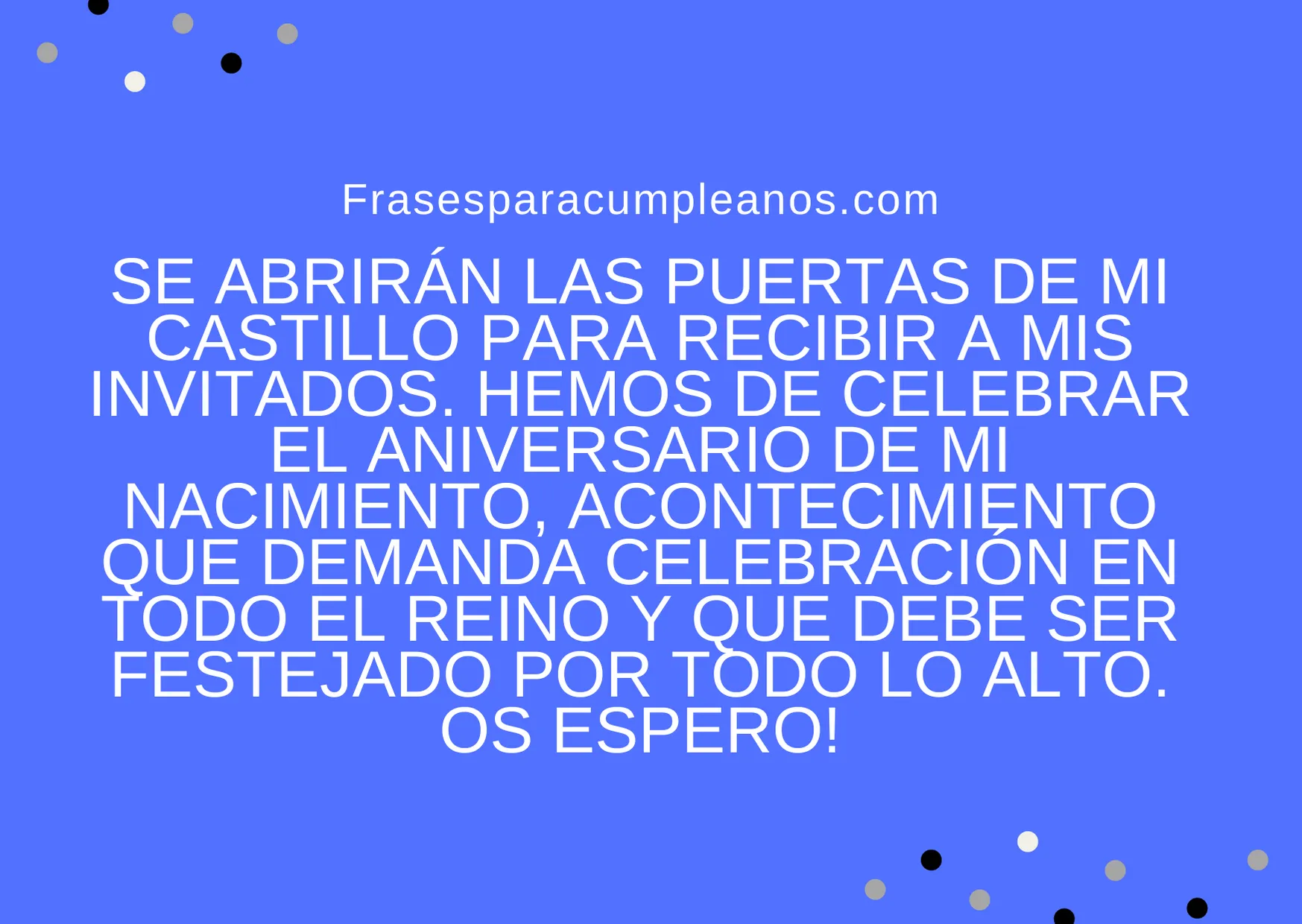 Citas para invitaciones de cumpleaños divertidas - Frases Cumple