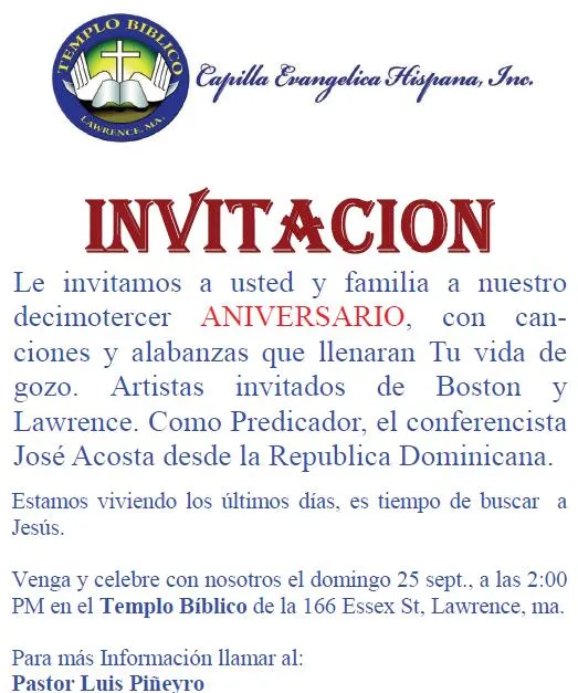 La Ciudad de Las Amapolas: 13 aniversario: Esta invitacion es para ...