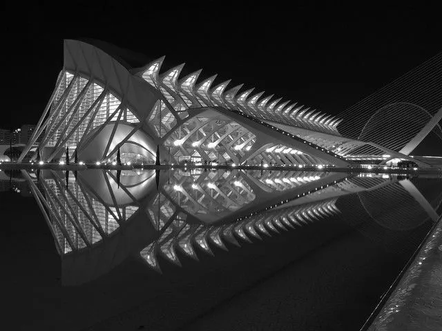 Ciudad de Artes y Ciencias blanco y negro | Flickr - Photo Sharing!