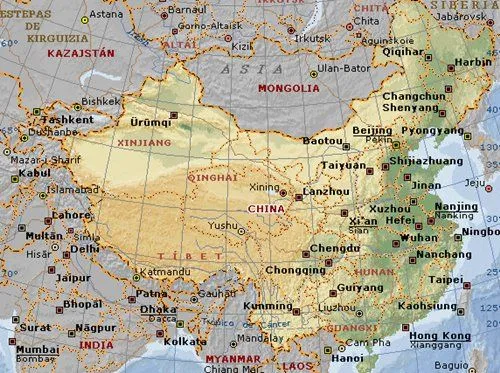 Ciudades de China, geografía política