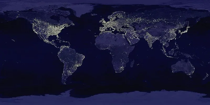 Ciudades de noche, vistas desde el espacio - 20minutos.