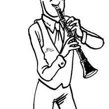 Clarinete - Dibujos para Pintar y Colorear - Dibujos infantiles para ...