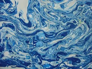 La clase de 6º ha hecho unos dibujos abstractos muy bonitos: