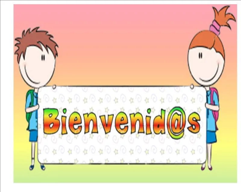 CLASE DE ALICIA 4 AÑOS: BIENVENIDA