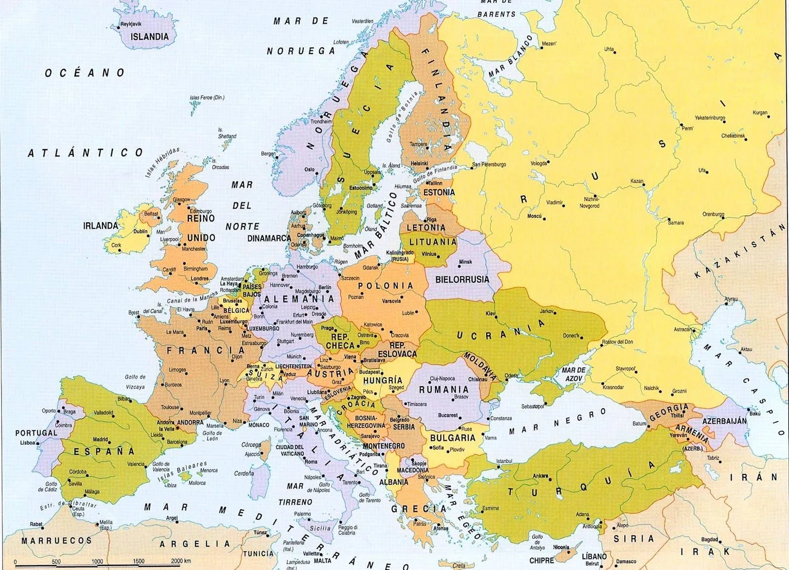 Clase de Diver: Capitales europeas