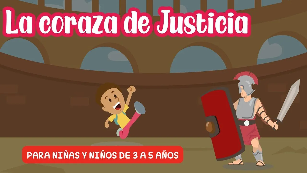 Clase dominical | 3 - 5 años | La Coraza de Justicia - YouTube