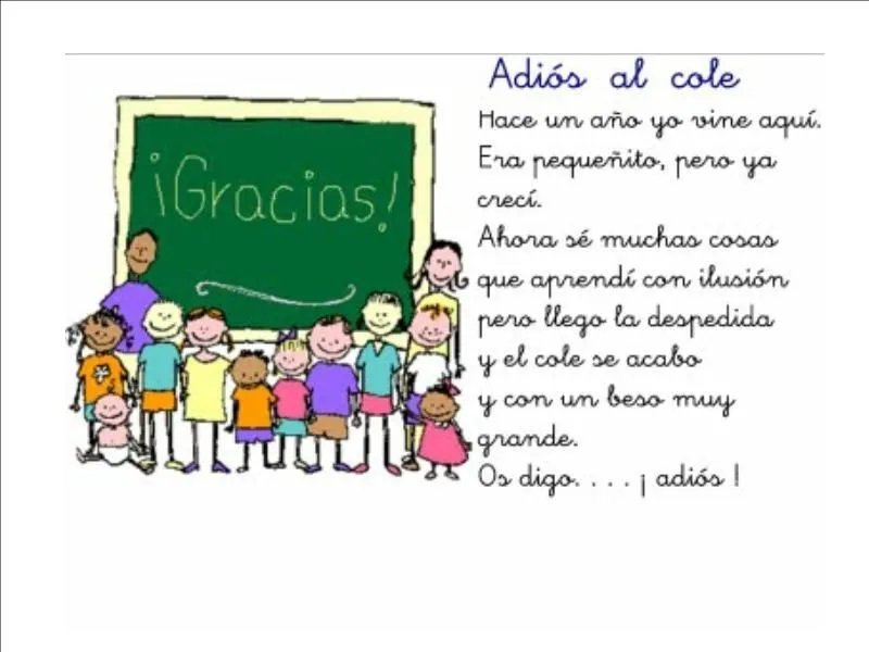 CLASE DE ELENA 4 AÑOS: ADIOS AL COLE