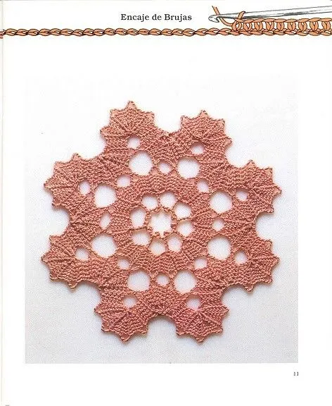 Clase y Patrones Encaje de Brujas - Patrones Crochet