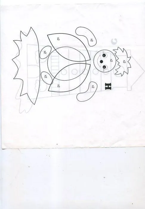 Moldes mariquita - Imagui