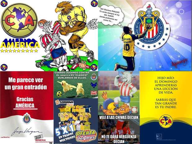 Clásico Chivas vs. América se calienta en las redes sociales ...