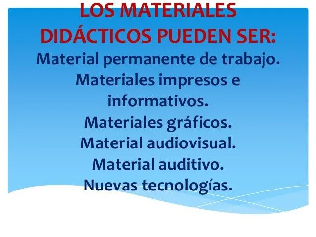 Clasificación de los materiales didácticos Arr…