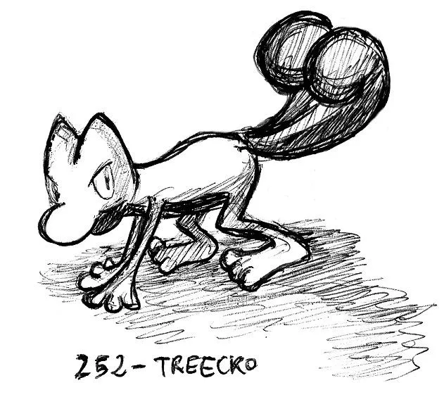 Class Sketch - Treecko by pokesafari on DeviantArt