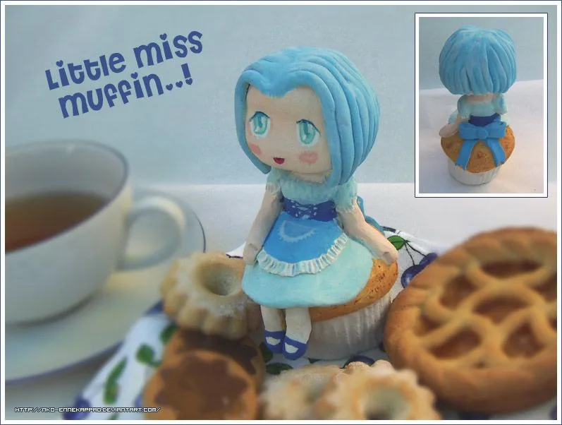 Clay Chibi -Little miss muffin by Nko-ennekappao on DeviantArt