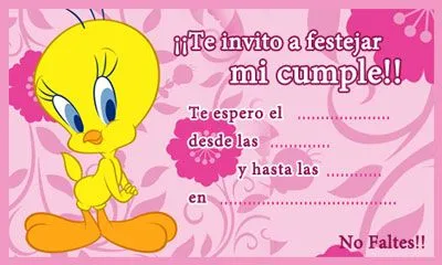 Click Aquí para Imprimir la tarjeta de cumpleaños de Twitty