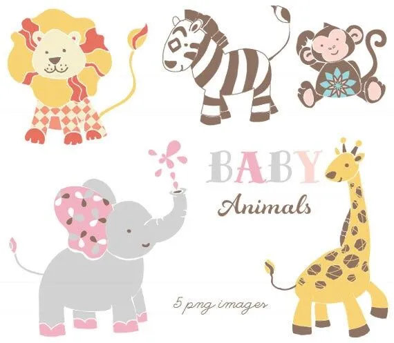 CLIP ART Baby Animals for commercial and personal use by ikakudo
