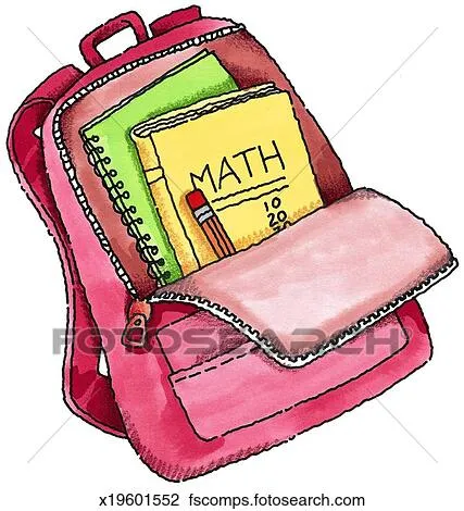 Clip Art - mochila x19601552 - Buscar Clip Art, Ilustraciones de ...
