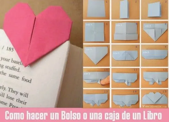 Hacer un Clip Corazon de Papel - enrHedando