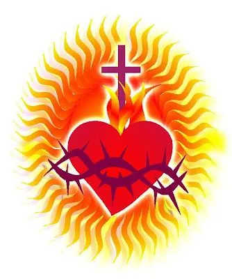 clipart corazon de jesus imagenes con espinas simbolos catolicos ...