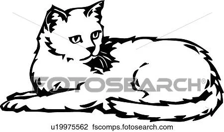 Clipart - gato u19975562 - Buscar Clip Art, Ilustraciones de ...