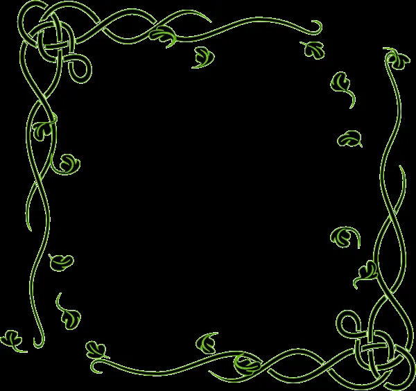 Leafy Frame clip art - vector clip art online, royalty free ...