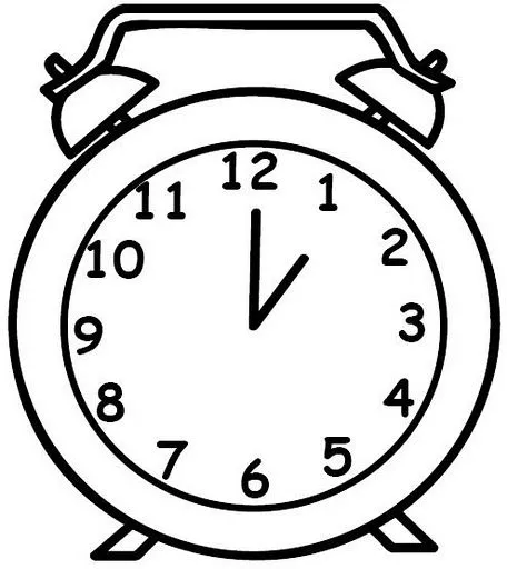 Reloj de Bolsillo Dibujo Para Colorear images