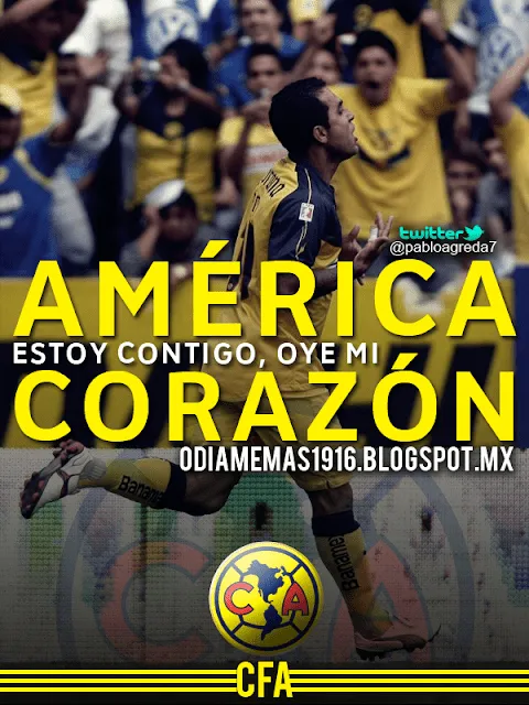 CLUB DE FÚTBOL AMÉRICA :::: América estoy contigo oye mi corazón ...