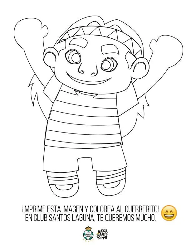 Club Santos on X: "Un detalle para los más pequeños del hogar, ¡colorea al #Guerrerito! #HayUnSantoEnMí https://t.co/mEiMeomlQM" / X