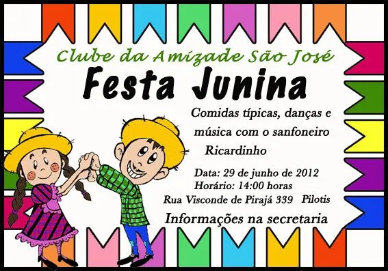 Clube da Amizade São José: Festa Junina