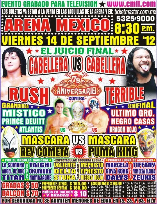 CMLL: La cartelera del 79 Aniversario | Deportivoros