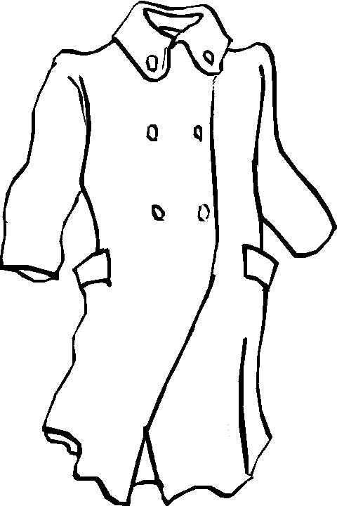 coat for clorear Colouring Pages